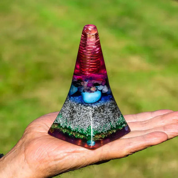 Astral Seed – Handmade Tall Dome Orgonite