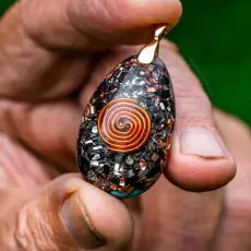 Cosmic Guardian – Handcrafted Orgone Energy Pendant - Image 5