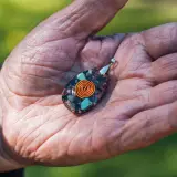 Cosmic Guardian – Handcrafted Orgone Energy Pendant - Image 3