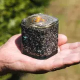 Dual Coil Tower Buster Orgonite Cube - Image 4