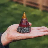 Harmonic Field – Handmade Orgonite Pyramid Orgone Generator - Image 3