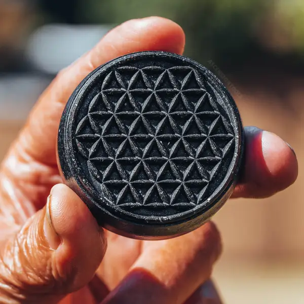 Iron Quartz Harmonic Pocket Orgonite