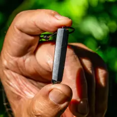 Karelian Shungite Crystal Pendant for EMF Protection