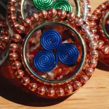 Traveler’s Triskelion – Handmade Pocket Orgonite - Image 4